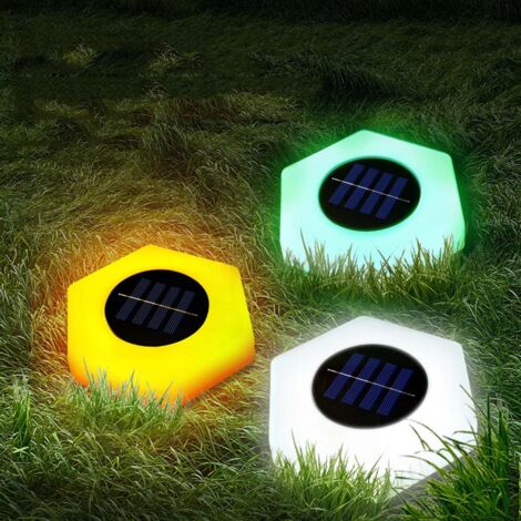 Lámpara solar al aire libre, lámpara solar al aire libre jardín IP68 impermeabile auto iluminación con./desc. luz de tierra solar,Lámpara Solar Escaleras Para Escaleras Acceso Acera El Jardín Patio Ve