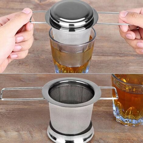 Infusor de té, colador te, filtro para te con bandejas de goteo