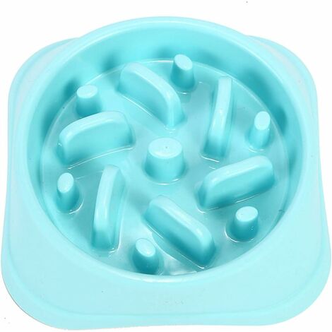 MINKUROW Cuenco De Alimentación Lenta Antihinchazón Para Perros Y Gatos Pequeños, Medianos Y Grandes, Cuenco Interactivo Antiglotón Para Mascotas Para Comedero De Perros Y Gatos, Evita Comer Rápido (A