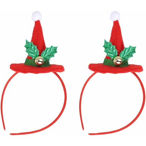 MINKUROW 2 Uds Gorro De Papá Noel De Navidad Para Niños Regalos De Disfraces De Navidad (Punta) (1/5)