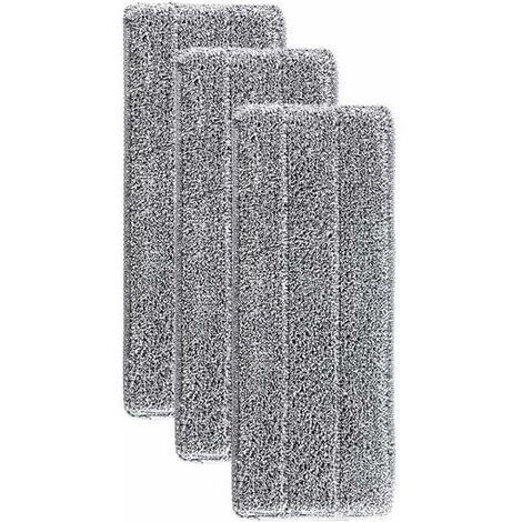 MINKUROW Fregonas De Microfibra Para Fregona Fregona De Piso Cubierta De Limpieza De Repuesto Fregona Cabeza De Fregona Doméstica Para Fregona Plana Limpieza De Microfibra / Paños De Limpieza 33x12mm (1/5)