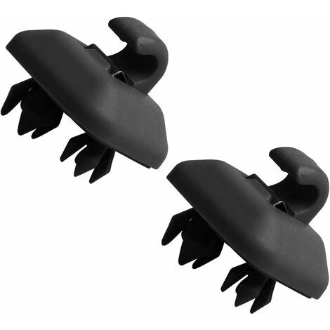 MINKUROW 2 Piezas Clip Para Visera Interior, Morechioce 8u0857562a Gancho De Plástico Para Visera Compatible Con A1 A3 A4l A5 A6l A7 Q3 Q5 Q7 Tt 8e0857563a, Negro (1/5)