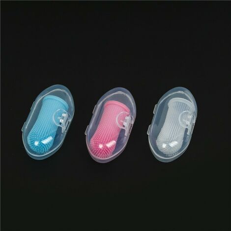 MINKUROW Cepillo De Dientes Para Perros, Kit De Cepillo De Dientes Para Dedos (Paquete De 3), Cerdas Completamente Envueltas, Dientes Fáciles De Limpiar, Cuidado Dental Para Cachorros, Gatos Y Mascota