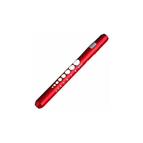 MINKUROW Mini Linterna Led Reutilizable Para El Hogar, Al Aire Libre, Médico, Enfermera, Emt De Emergencia (Rojo, 1 Paquete) (1/5)