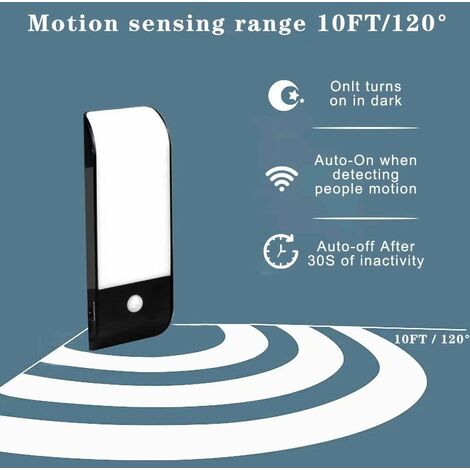 MINKUROW Luz Con Sensor De Movimiento, Luz Led Para Armario Con Sensor, Luz  Para Escalera, Luz