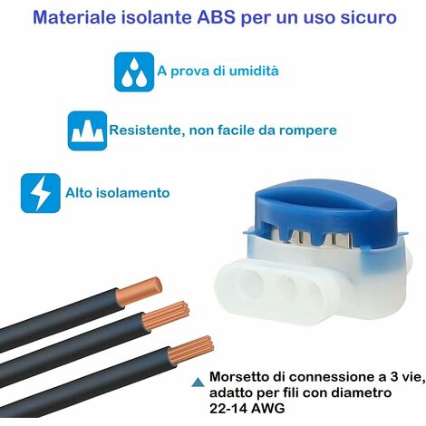 MINKUROW 20 Conectores De Cable De Terminales Eléctricos Con Gel Aislante  Adecuado Para Robot Cortacésped (20)