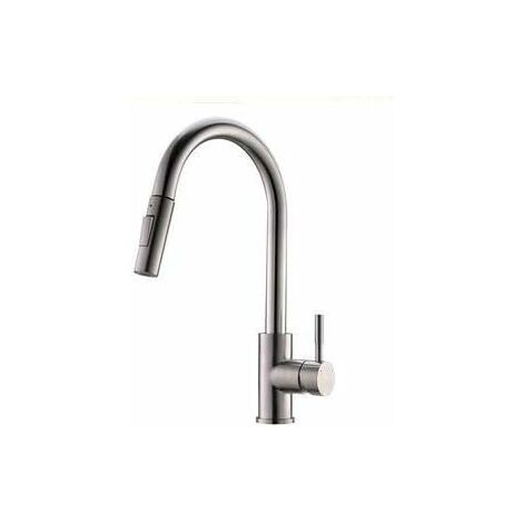 Grifo Monomando De Cocina MINKUROW - Con Ducha Extraíble - Giratorio 360° - Para Cocina (1/4)