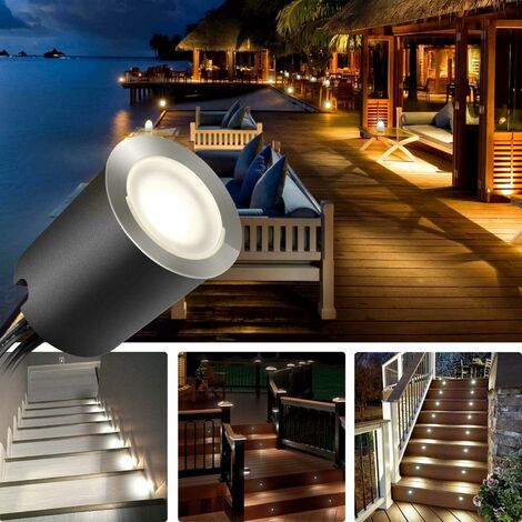 Minkurow Pack Foco Led Empotrable Exterior Ip Impermeable Mm Focos Empotrables