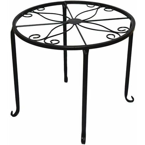 MINKUROW, Soporte Para Macetas De Metal, Macetas Redondas De Hierro Forjado, Estante Para Macetas De 9 ", Soportes Para Plantas De Balcón (1/5)