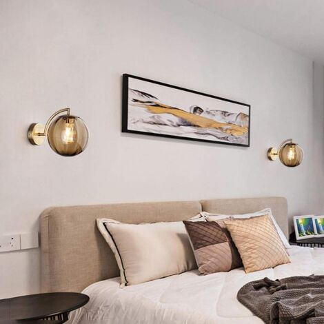Lámpara De Pared De Fondo De Sala De Estar MINKUROW, Lámpara De Pared De Bola De