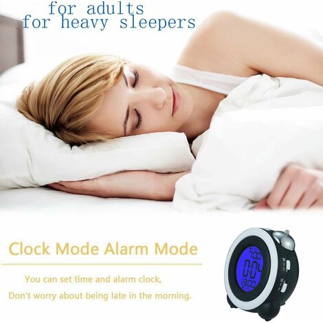 Reloj despertador de amanecer con simulación de amanecer, reloj despertador  para dormitorios con máquina de sonido, regalo para el día del padre