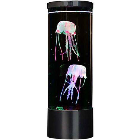MINKUROW Lámpara De Medusas Que Cambia De Color, Lámpara De Medusas Para Acuario, Lámpara De Lava, Luz De Noche De Fantasía, Decoración De Tanque De Medusas Para Acuario Para La Habitación De Los Niño (1/5)