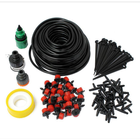 MINKUROW 25m Kits De Riego, Kit De Micro Riego Sistema De Riego Por Goteo De Jardín Kit De Riego De Bricolaje Sistema De Riego Automático De Bricolaje Para Plantas De Jardín. (1/5)