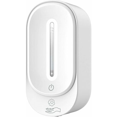 Dispensador Automático De Desinfectante De Manos Sin Contacto MINKUROW, Dispensador De Jabón Humano Simple Sin Contacto Montado En La Pared Para Hotel, Oficina, Escuela, Cocina, Iglesia, Centro Comerc (1/5)