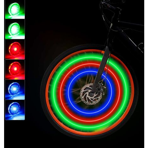 Luces LED para ruedas de bicicleta