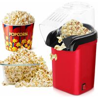 Máquina de palomitas de maíz de aire caliente MINKUROW para hacer granos de maíz, palomitas de maíz de 3 minutos, sin grasa y saludable para el hogar