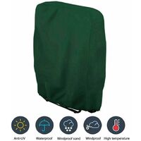 MINKUROW Funda Para Silla Plegable Funda Para Tumbona Tumbona Muebles De Exterior Protección Contra Daños Contra Los Rayos Uv A Prueba De Agua, 71 X 110 Cm (Verde)