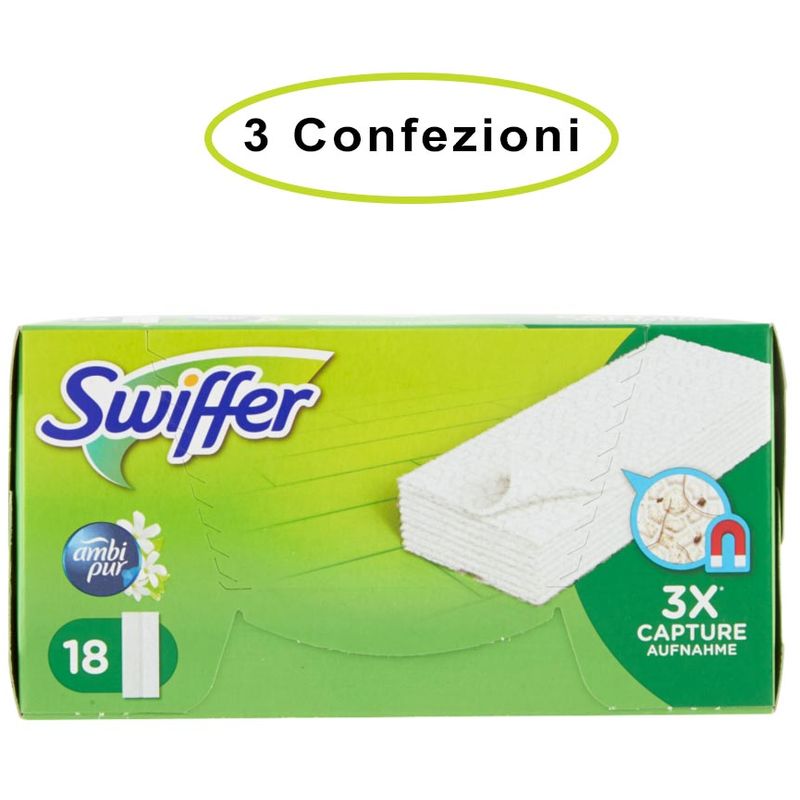 Swiffer Per Legno & Parquet X 18 Panni 