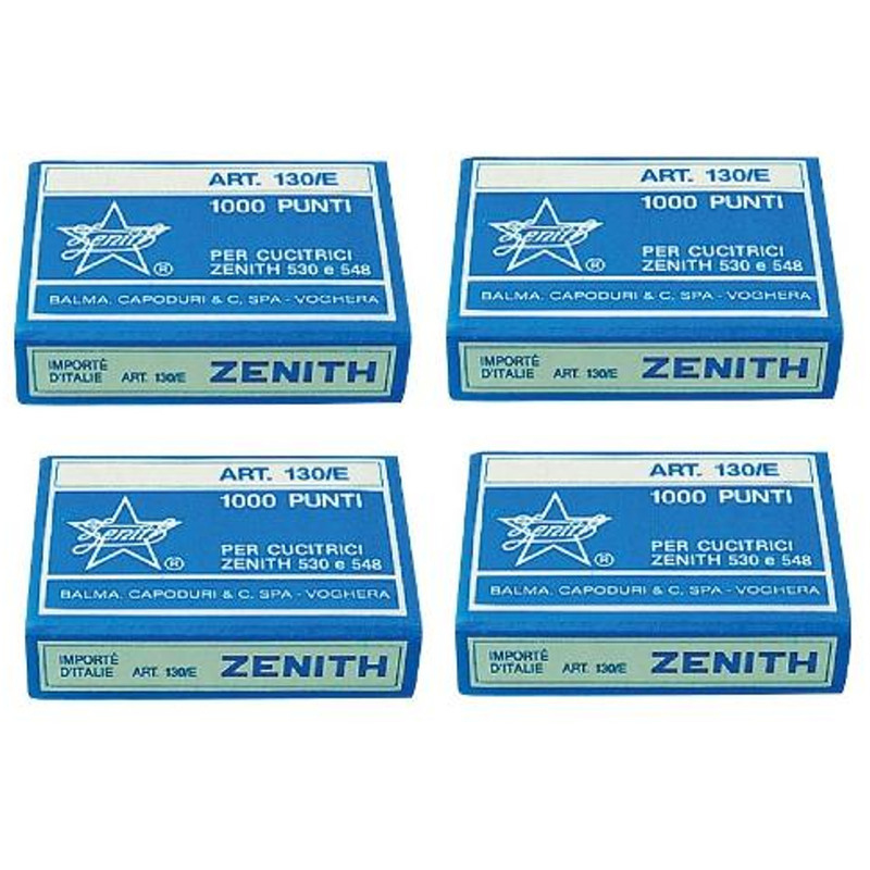 Balma confezione 4000 punti metallici 4 mm per graffatrice pinza zenith 590  e 548