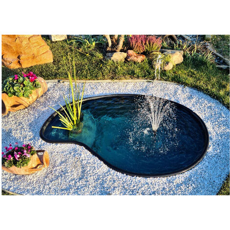 Laghetto da giardino vittoria ponds black da litri 780