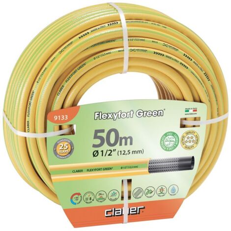 Claber Tubo per Irrigazione Flexyfort Green Ø 1/2" - 50mt
