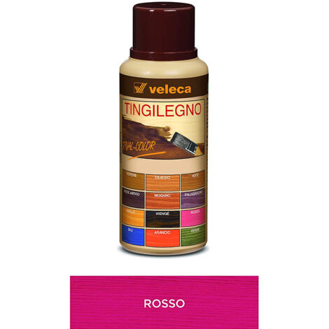 Tingilegno veleca tinval color rosso milliliter 250