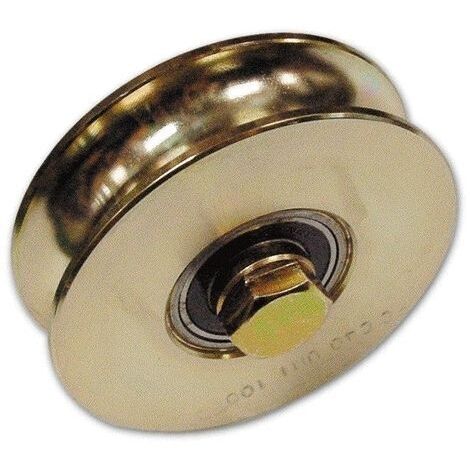 Ruota Gola ad U  per Cancelli   140 mm Spessore 32 mm Fc 315