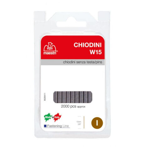 Chiodini senza testa romafast w15 pz.2000