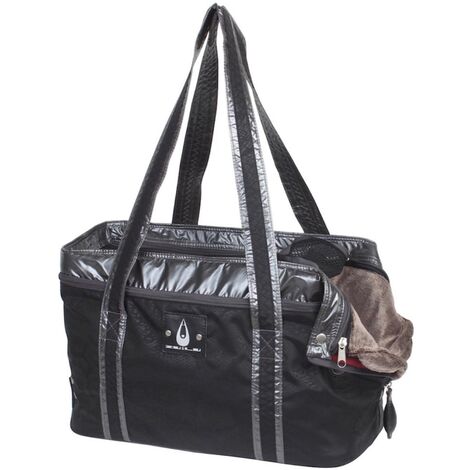 Zu e lu borsa cani karen black medium max 5 kg 39x19xh26 cm (1/5)