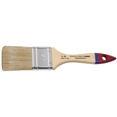 PENNELLESSA MANICO LEGNO GHIERA BS 30 X SOLVENTE SET 5 PEZZI - PENNELLIFICIO 2000