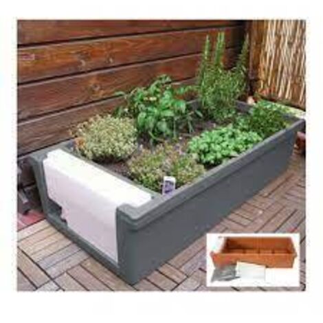 Verdemax orto urbano vaso contenitore color antracite