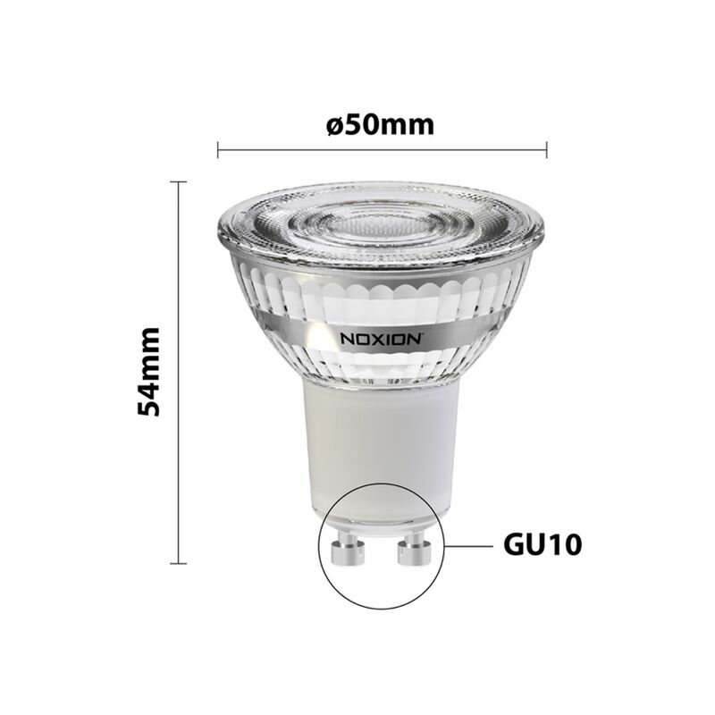 Lampara Led Gu5.3 12v 5w-35w 2700k calida 345 lumenes