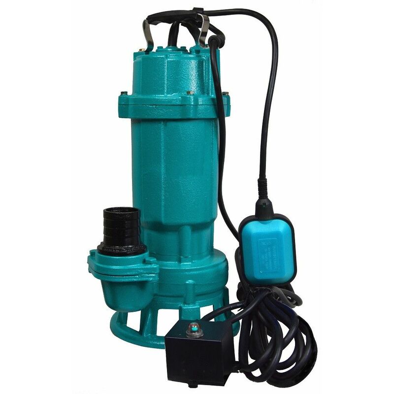 VONROC Tauchpumpe Schmutzwasserpumpe - Wasserpumpe für Schmutzwasser Keller  - Flachsaugend 400W 6000l/h - Gartenpumpe für sauberes Wasser mit