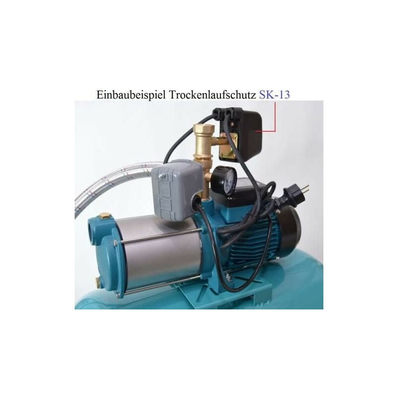 Hauswasserwerk 50 Liter 5-stufige Pumpe MHi1800 INOX 9000l/h  Trockenlaufschutz SK-13