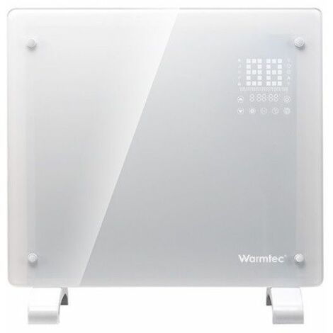 Konvektor Heizgerät 1,5 KW Weiss Schwarz Heizkörper WIFI Thermostat Elektroheizung  Farbe: Weiss