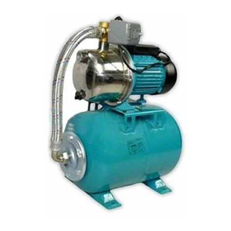 Wasserpumpe 1300-2200W 100l/min 24-100L Druckbehälter Gartenpumpe  Hauswasserwerk Set Druckbehälter: 24 L - Leistung: 1300 W