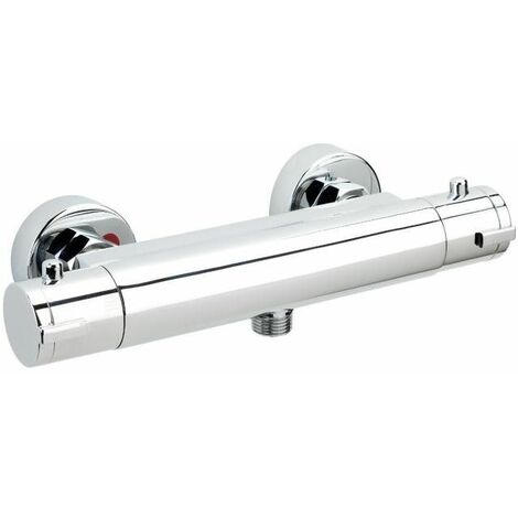 Duscharmatur mit Thermostat ohne Duschset Silber ALPINIA-30 verchromt