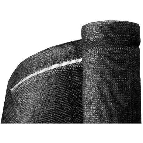 Brise Vue WERKA PRO Gris Anthracite 10m X 1m - Polyéthylène 300g/m², Opacité 95% - Œillets Aluminium