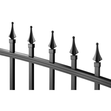 Portail aluminium tradition style ferronnerie 3m50 Noir