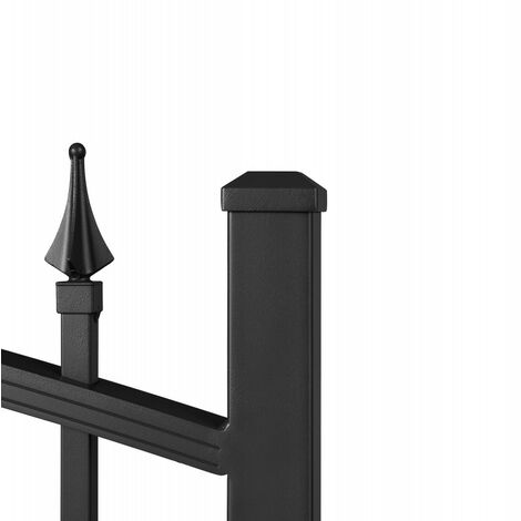 Portail aluminium tradition style ferronnerie 3m50 Noir