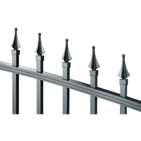 Portail aluminium tradition style ferronnerie 4m Gris