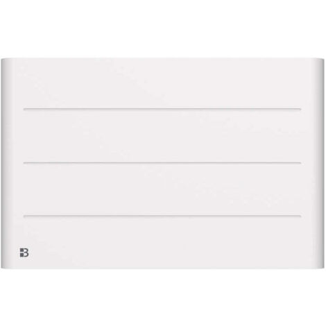 Radiateur électrique fixe à inertie sèche céramique 1500W Bestherm TANIN horizontal blanc (1/5)