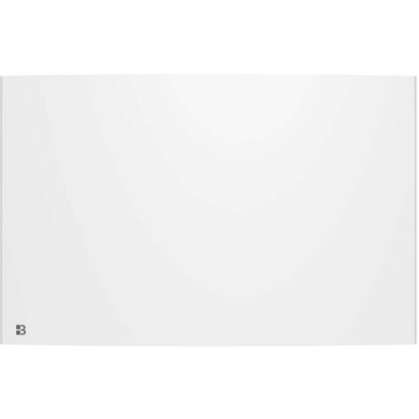 Radiateur électrique fixe à inertie sèche fonte 1500W Bestherm BIA horizontal blanc