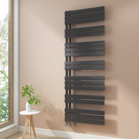 Heilmetz Badheizkörper Handtuchheizkörper Anthrazit 600x1662 mm Handtuchwärmer