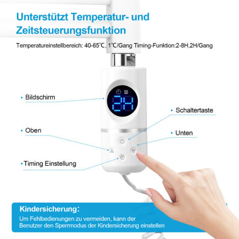 Edelstahl USB Aquarium Heizer - Automatische Temperaturregelung 5W/10W