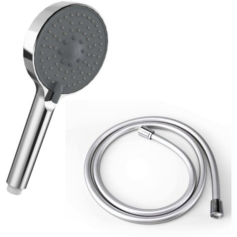 Suncleanse Duschkopf Mit 7 Sprühfunktionen & Ein/Aus-Schalter – Hochdruck, Verchromt, Inkl. 1,5 M Schlauch