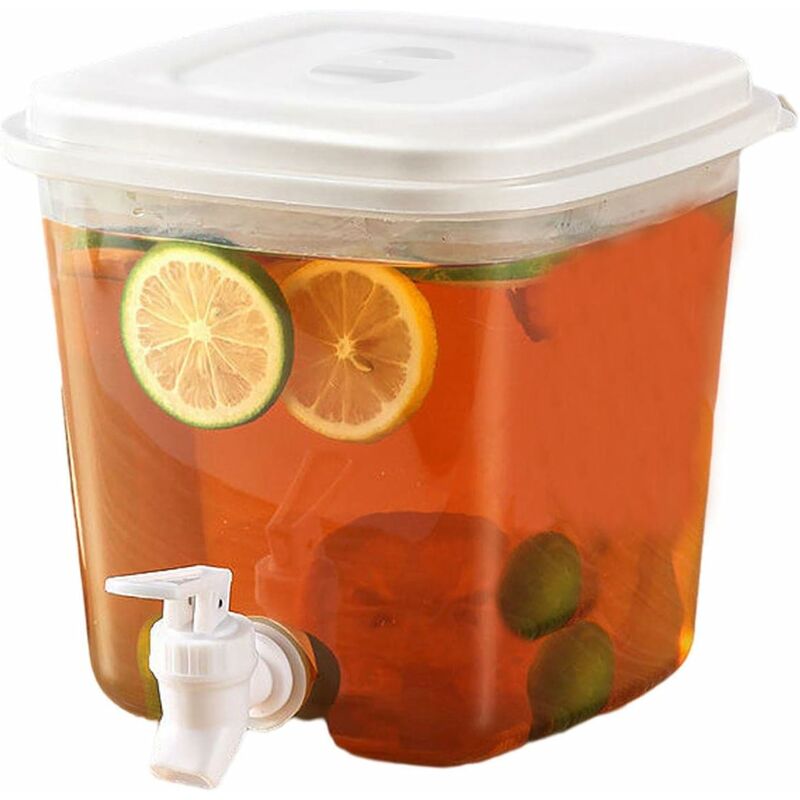 Hervidor de agua frío de gran capacidad con grifo, botella de limonada,  tetera, dispensador de bebidas, jarra de fruta fresca para el hogar -  AliExpress
