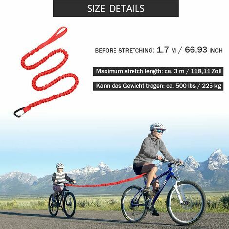 Cuerda de remolque para bicicleta Cuerda de remolque para niños para correa  de remolque de bicicleta