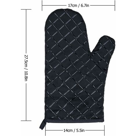 1x Guantes Antideslizantes Aislados Para Horno De Microondas De Cocina