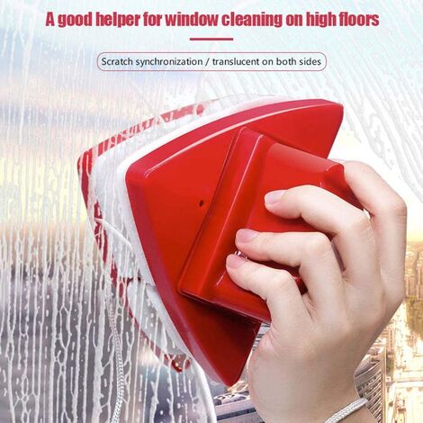 Limpiador magnético de doble cara, limpiaparabrisas magnético ajustable de  doble ventana, cepillo de lavado, cepillo de limpieza, herramientas para